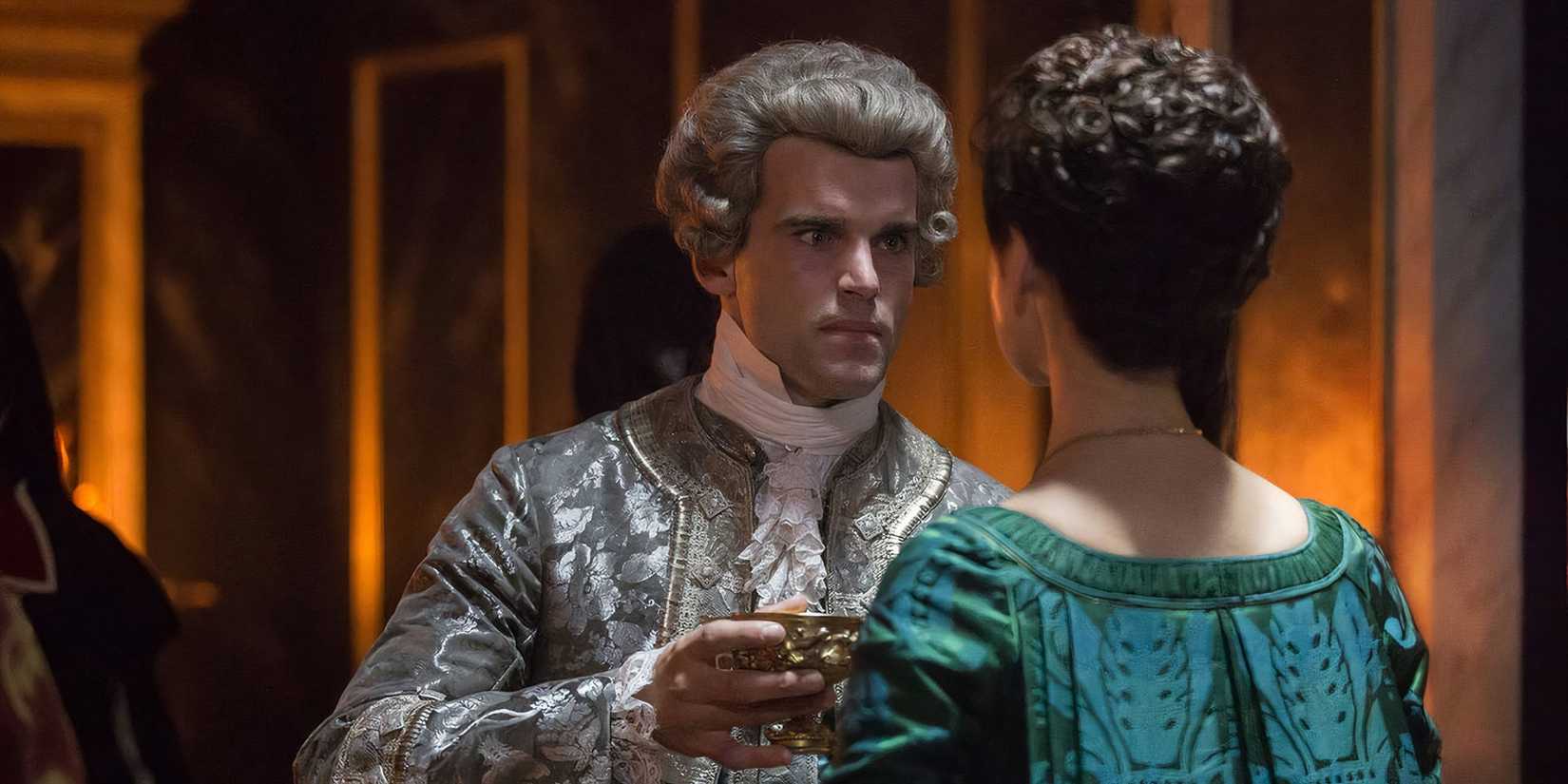 Claire e o Conde St. Germain em Outlander