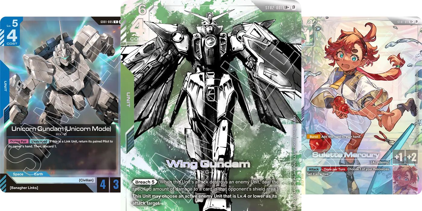 Gundam Card Game Set To Launch July 2025 Alongside The Release Of