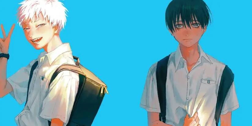 hikaru and yoshiki in manga cover of The Summer Hikaru Died
