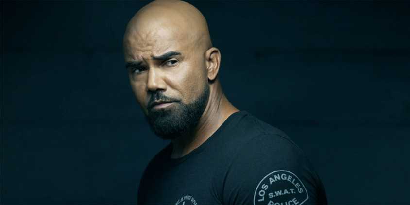 Hondo (Shemar Moore) looking at someone and frowning in SWAT season 8, episode 8