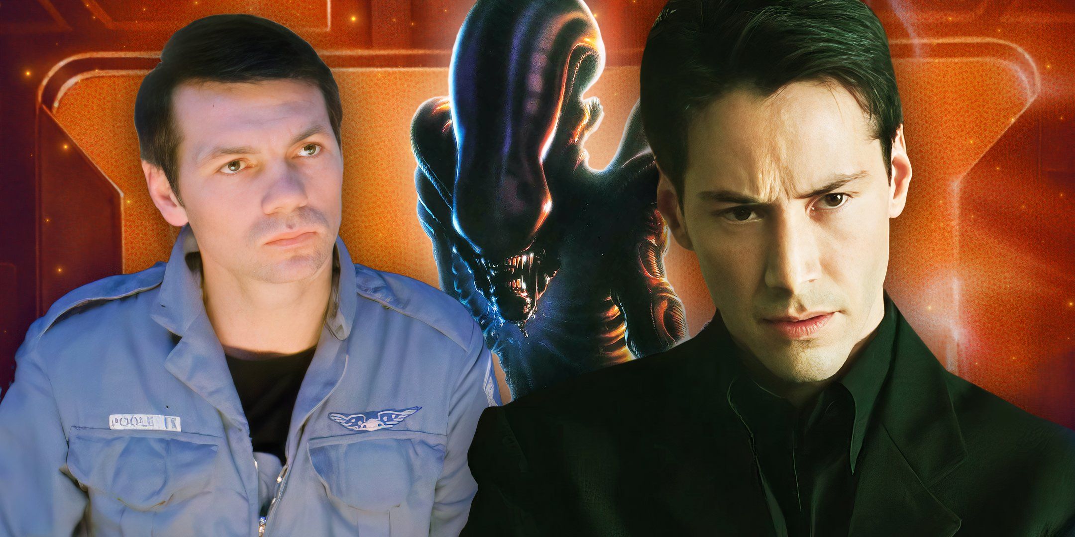 Imagery-from-Alien,-2001-A-Space-Odyssey-and-The-Matrix