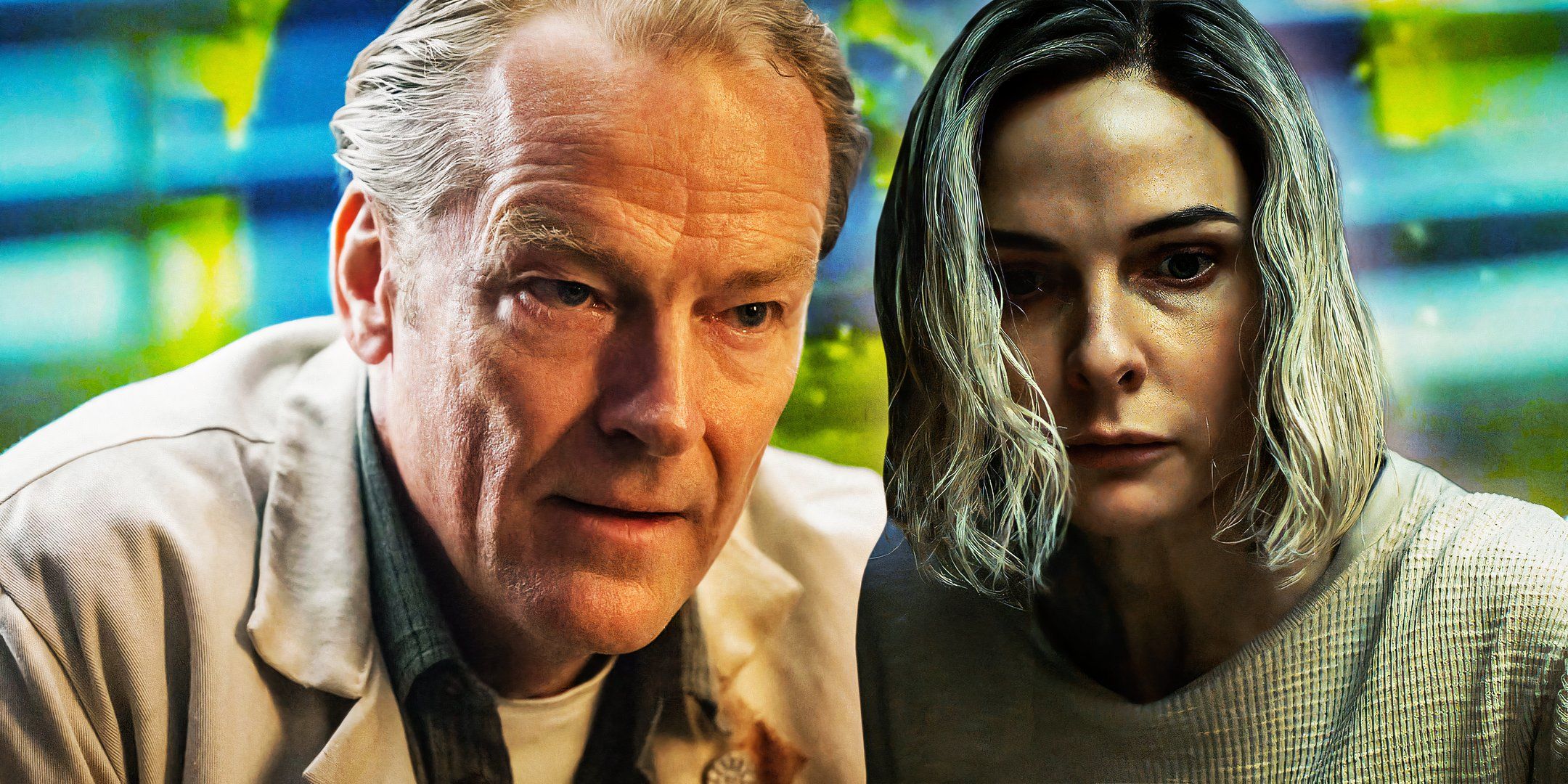 Dr. Nichols next to Juliette in Silo season 2