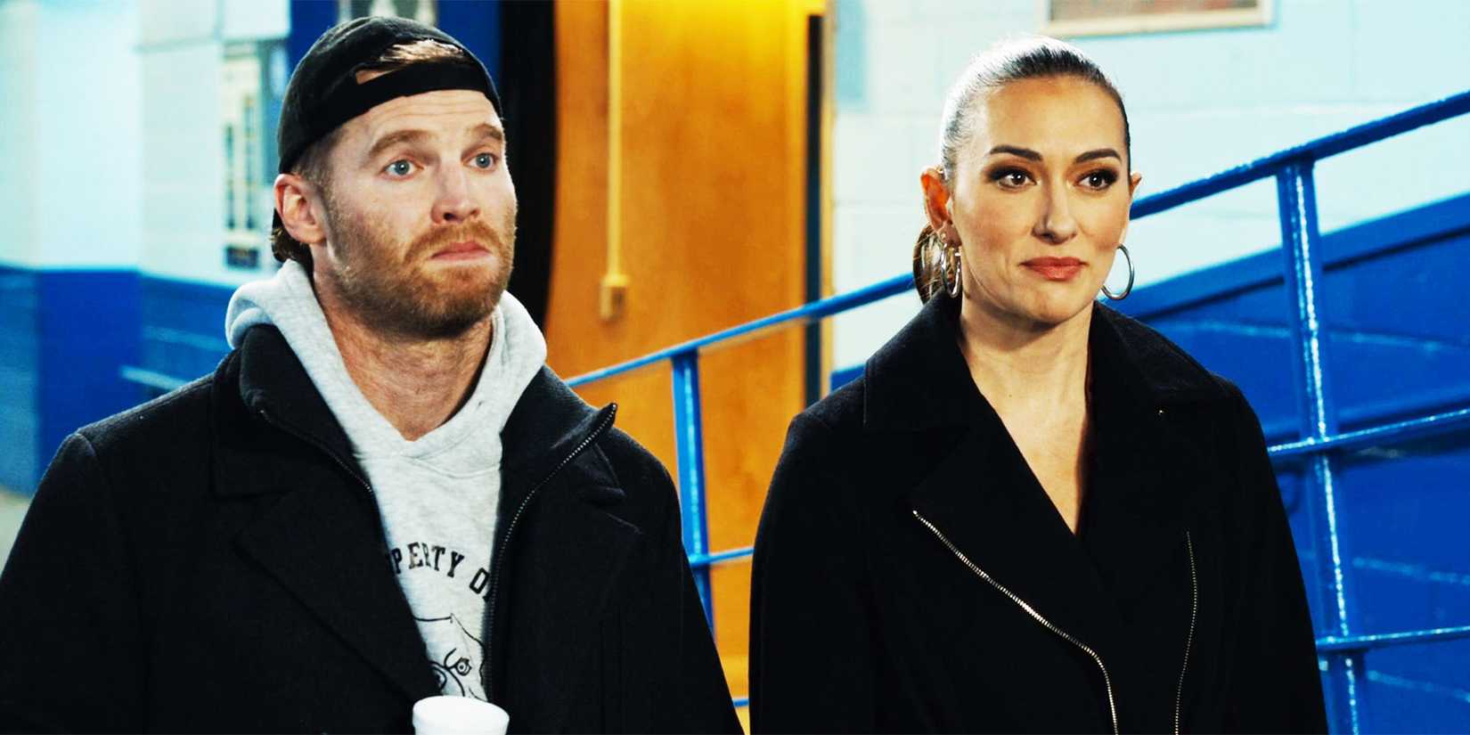 jared keeso discussing the aftermath of a game in shoresy season 3 episode 6