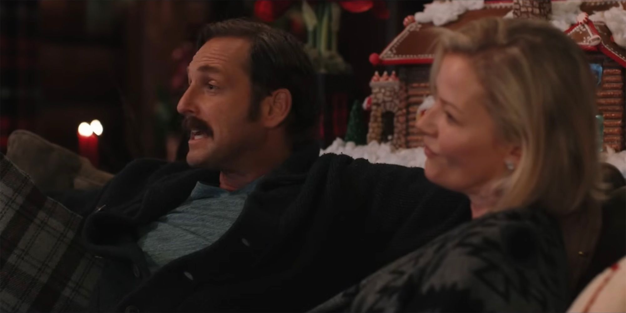 John and Evelyn Dutton on Christmas morning