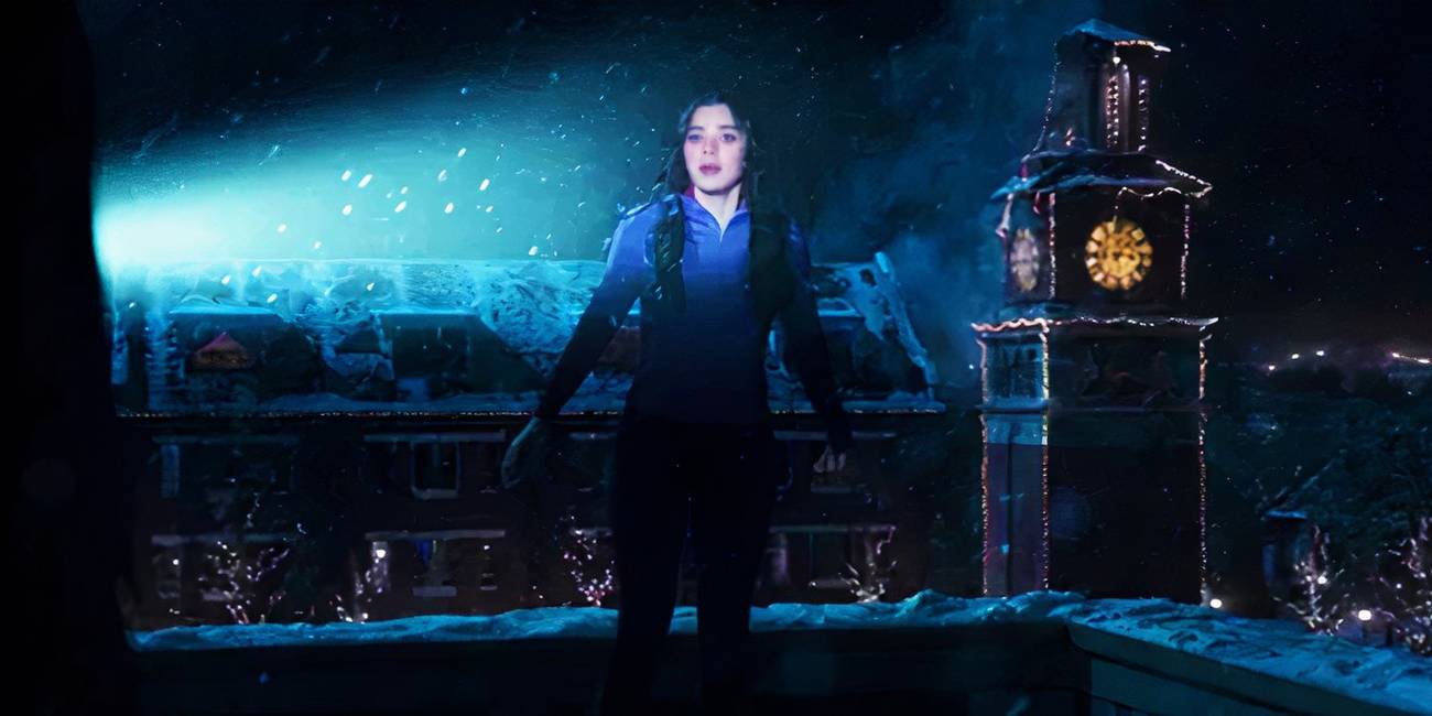 Kate Bishop caught in Hawkeye