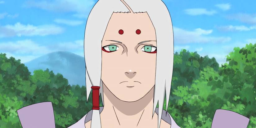 Kimimaro as seen in the show, wearing Orochimaru's uniform.
