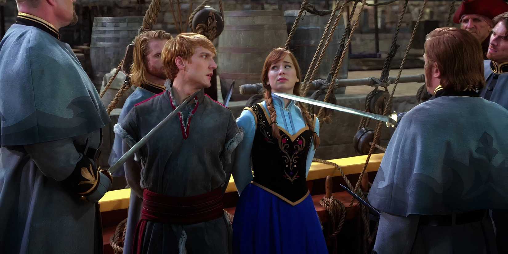Kristoff e Anna de Frozen capturados em Once Upon A Time