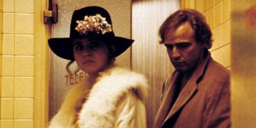 Marlon Brando and Maria Schneider as Paul and Jeanne in Last Tango in Paris