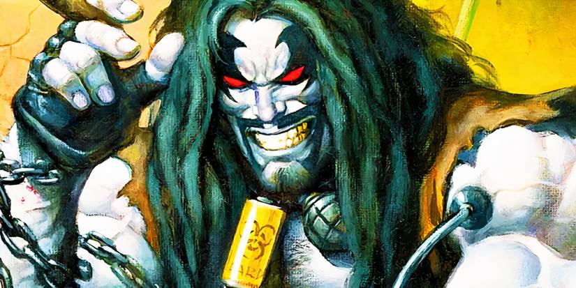 Lobo fumando charuto nos quadrinhos da DC