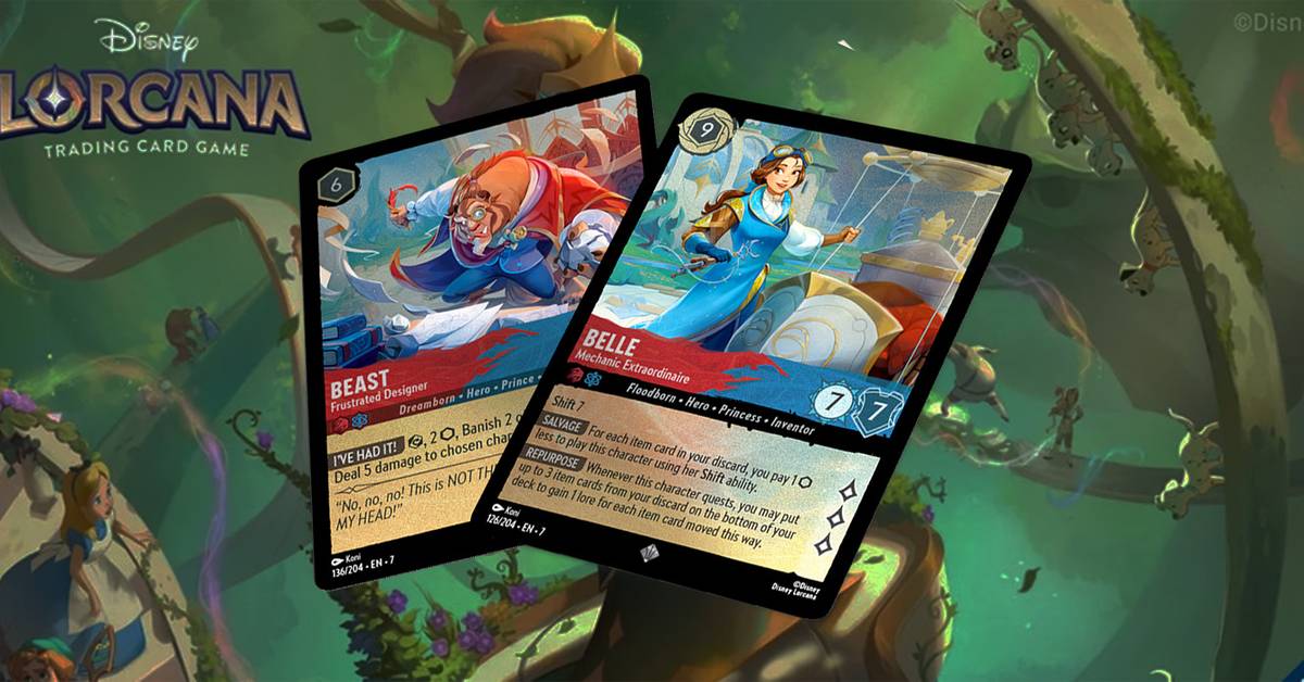 dual ink cards lorcana Disney Lorcana's Next Set Introduces A Bold New Card Type