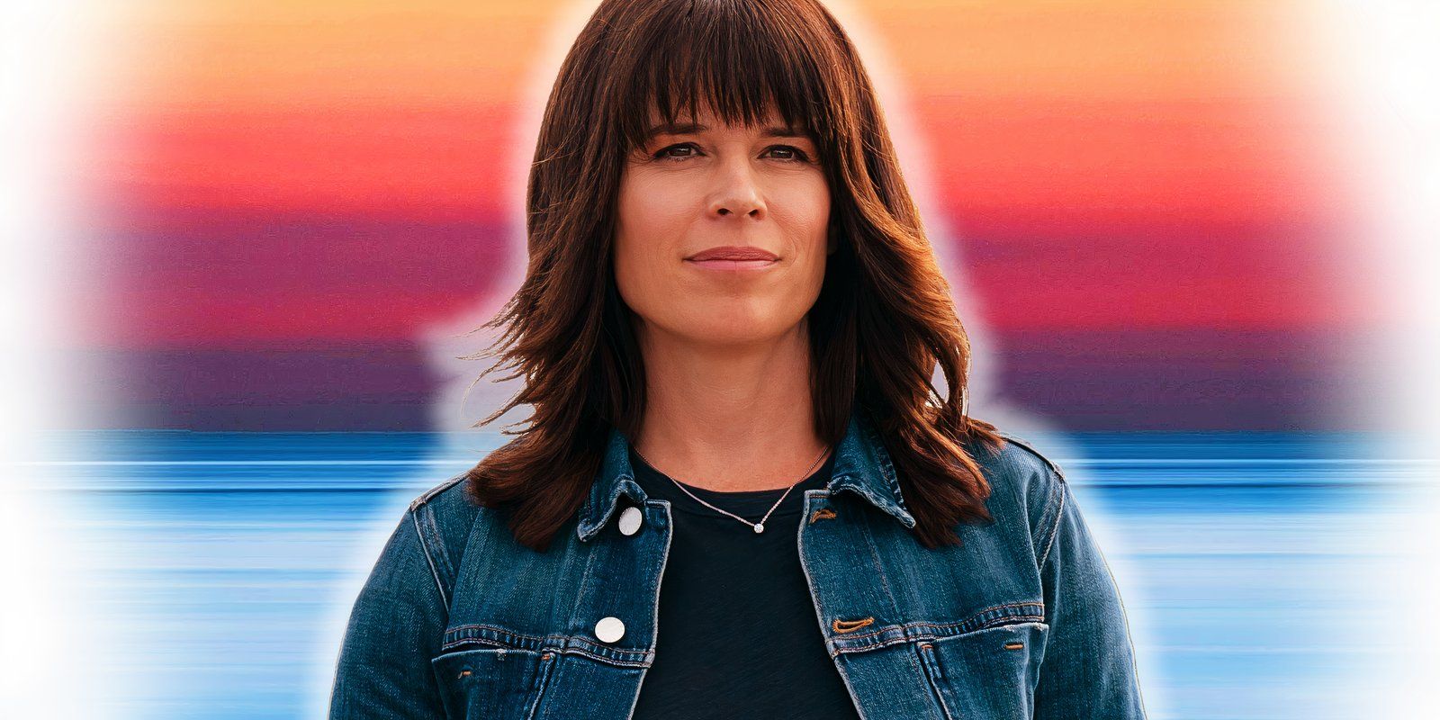 Мэгги из 3-го сезона *The Lincoln Lawyer* стоит перед закатом