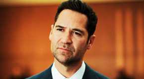 Manuel Garcia-Rulfo in The Lincoln Lawyer season 3, episode 10, looking at a witness