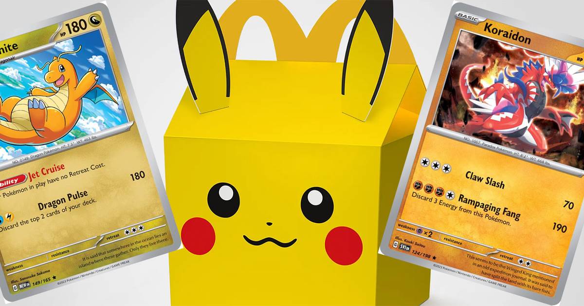 mcdonald's releases dragon-themed pokmon happy meals with trading cards McDonalds launches new value menu