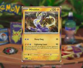 miraidon pokemon card mcdonalds price Happy Meal from McDonal's 2025 - Unboxing Violet Promo #13 PSA Authenticated 9 Card Pokemon TCG McDonald's Cards Are