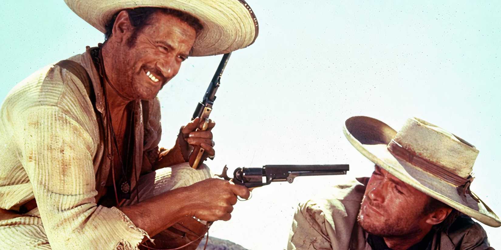 Tuco and Blondie in The Good, the Bad and the Ugly