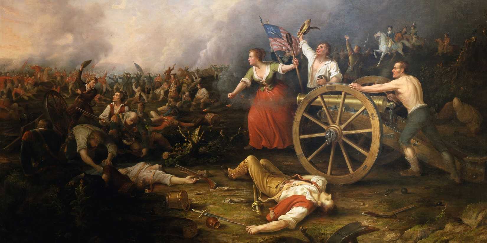Molly Pitcher at the Battle of Monmouth