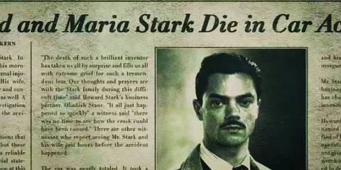 News report on Howard Stark's death in Captain America The Winter Soldier