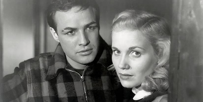 Marlon Brando and Eva Marie Saint in On the Waterfront