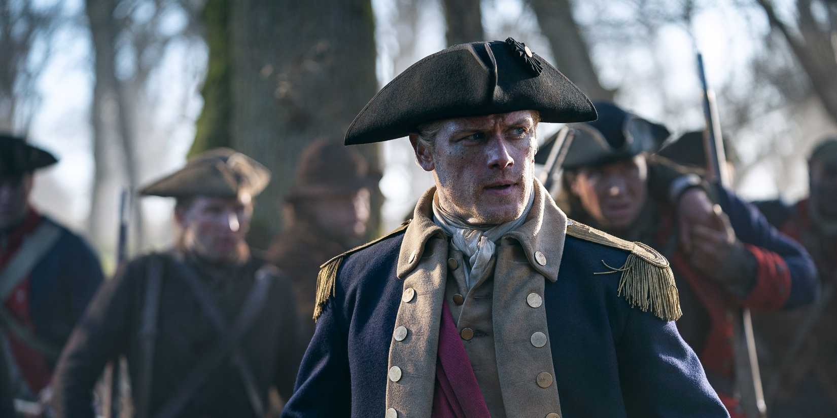 Jamie with an army in Outlander season 7 episode 15
