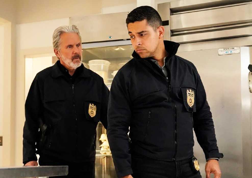 Parker and Nick at a bakery in NCIS season 22 episode 10
