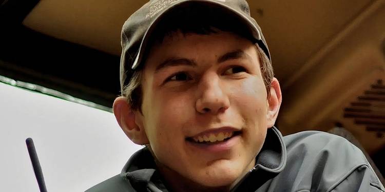 Parker Schnabel of Gold Rush smiling