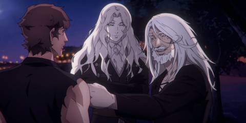 Richter Belmont, Alucard, and Juste Belmont in Castlevania Nocturne season 2