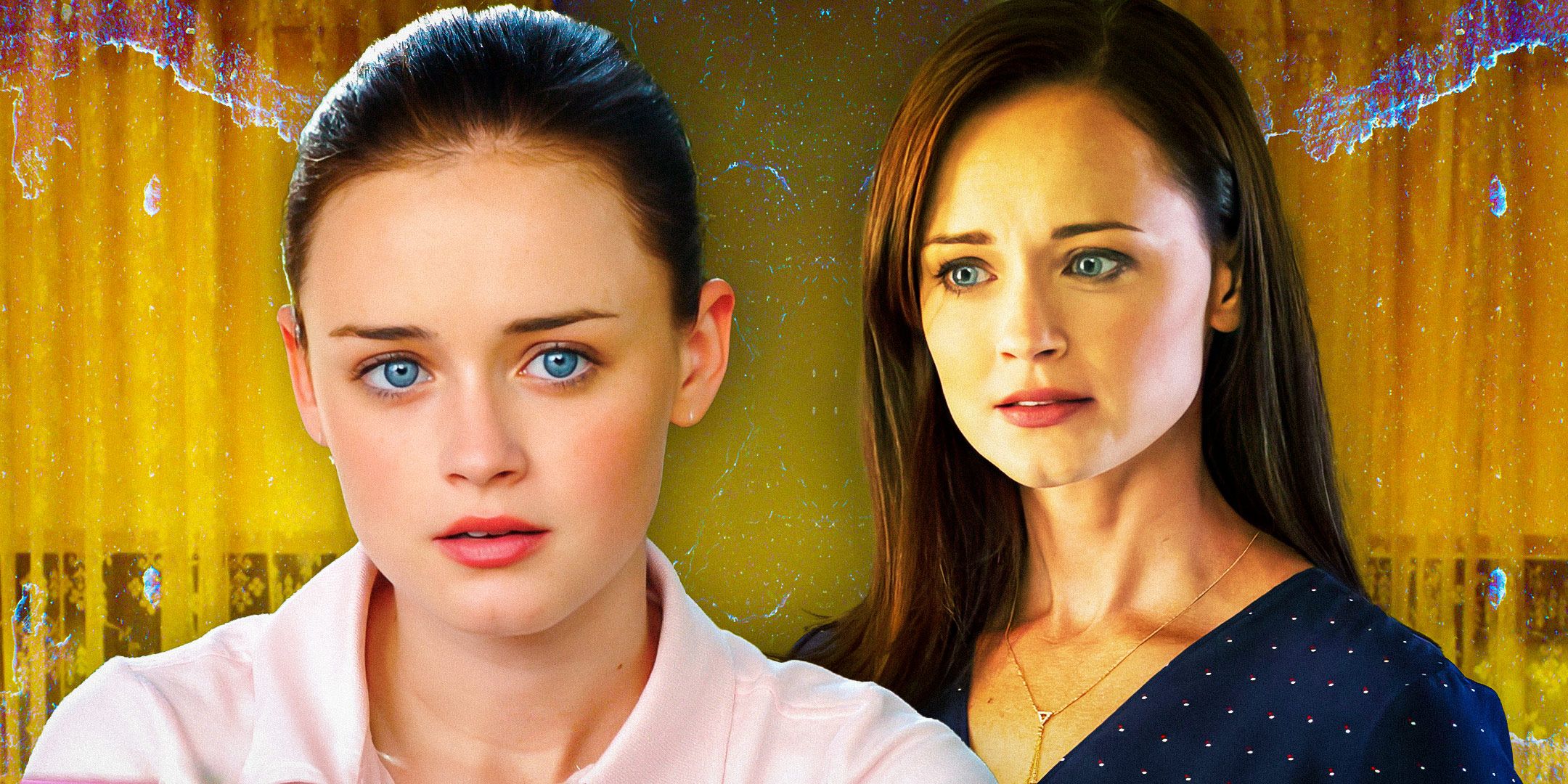Blended image of Rory Gilmore (Alexis Bledel) in Gilmore Girls A Year in the Life