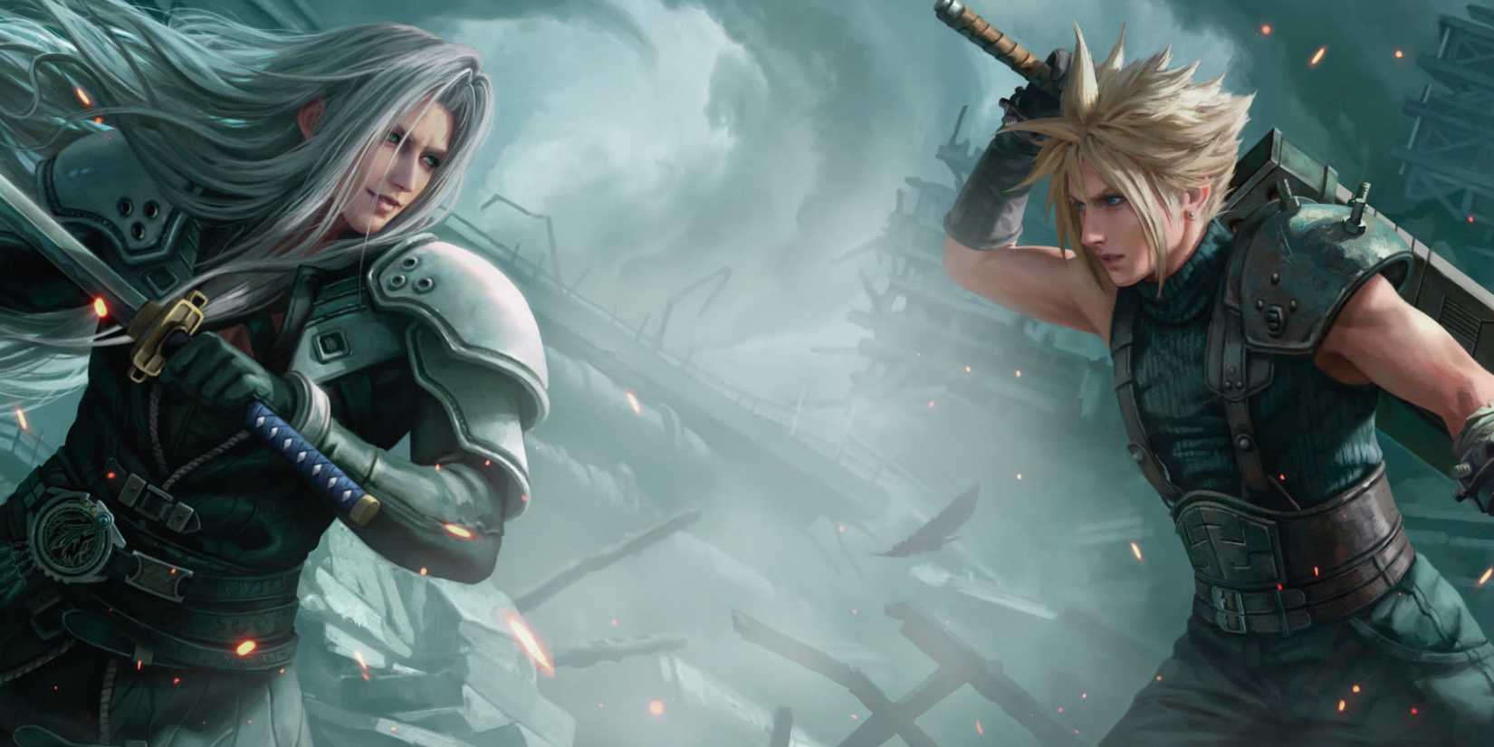 Ultra Pro Magic: The Gathering - Final Fantasy Alcove Edge Deckbox Cloud Strife Ultra Pro Magic: The Gathering - Final Fantasy Alcove Edge Deckbox Cloud Strife