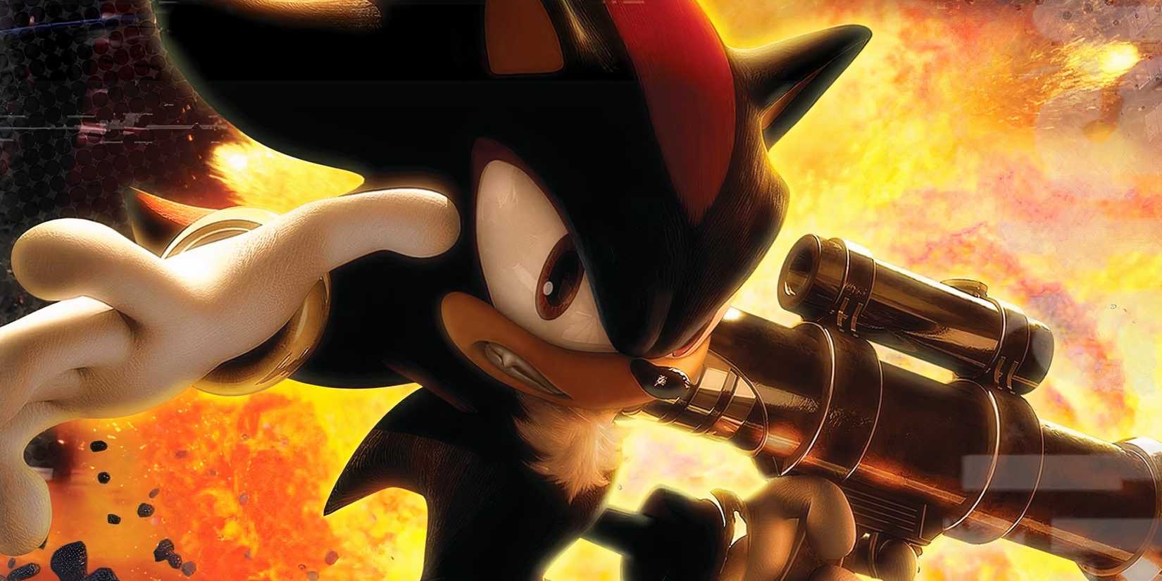 Shadow the Hedgehog video game imagery. 