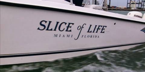 The Slice of Life, Dexter's boat, in Dexter season 1, episode 1