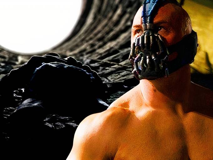 Bane Pit This Is The First Scene Christopher Nolan Came Up With for The Dark ...