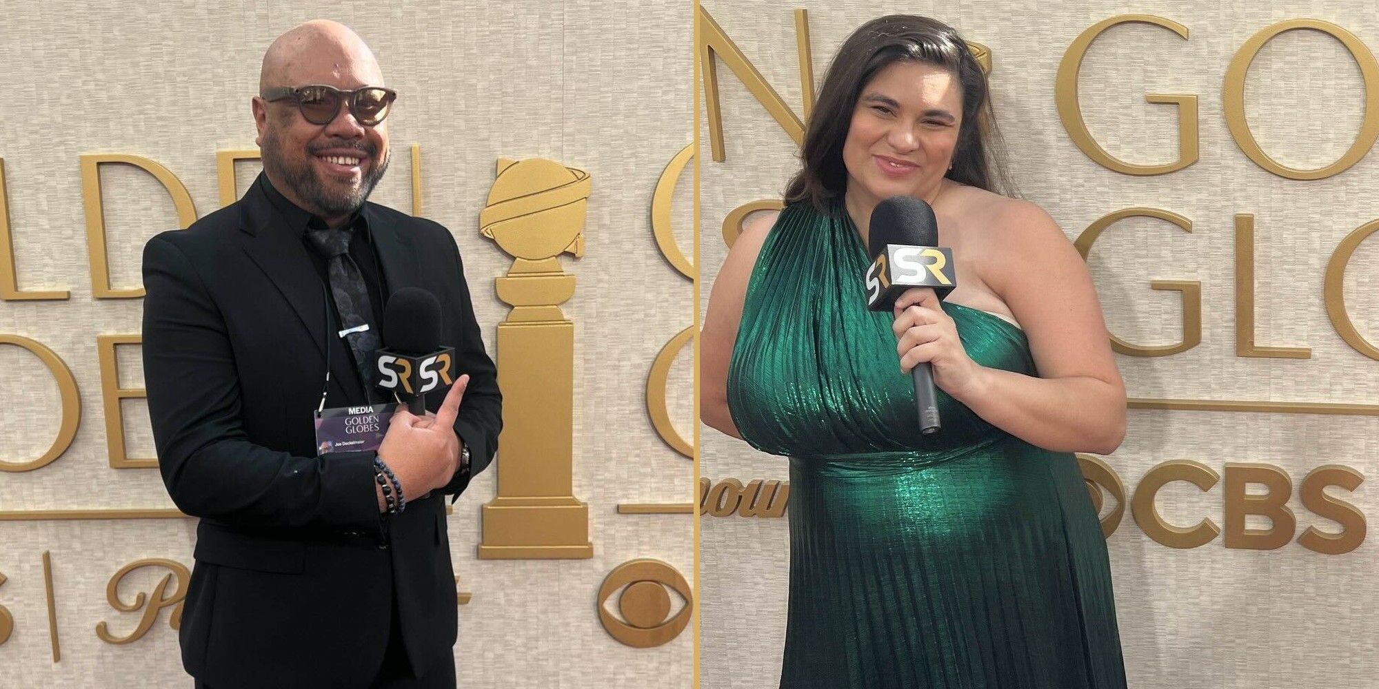 ScreenRant attends 2025 Golden Globes Red Carpet