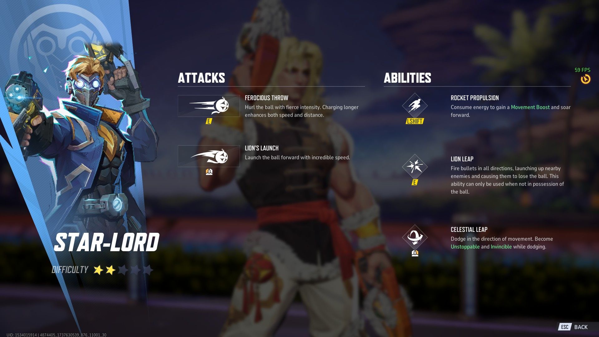 Star Lord Marvel Rivals Abilities
