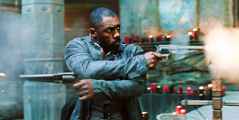 The Dark Tower movie Roland firing his guns