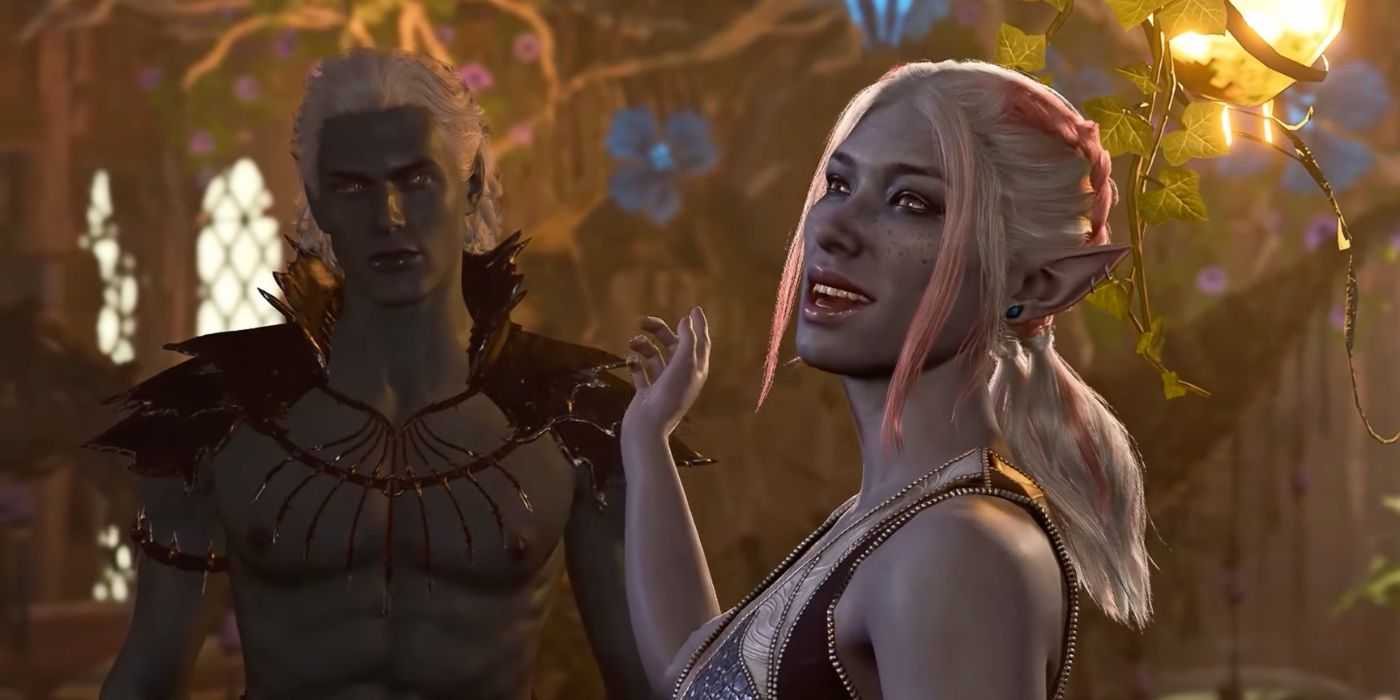 The drow twins in Baldur's Gate 3