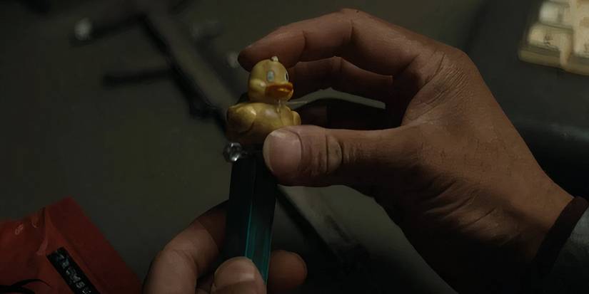 The Pez dispenser relic in Silo