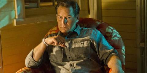 James Remar as Harry Morgan looking serious in Dexter