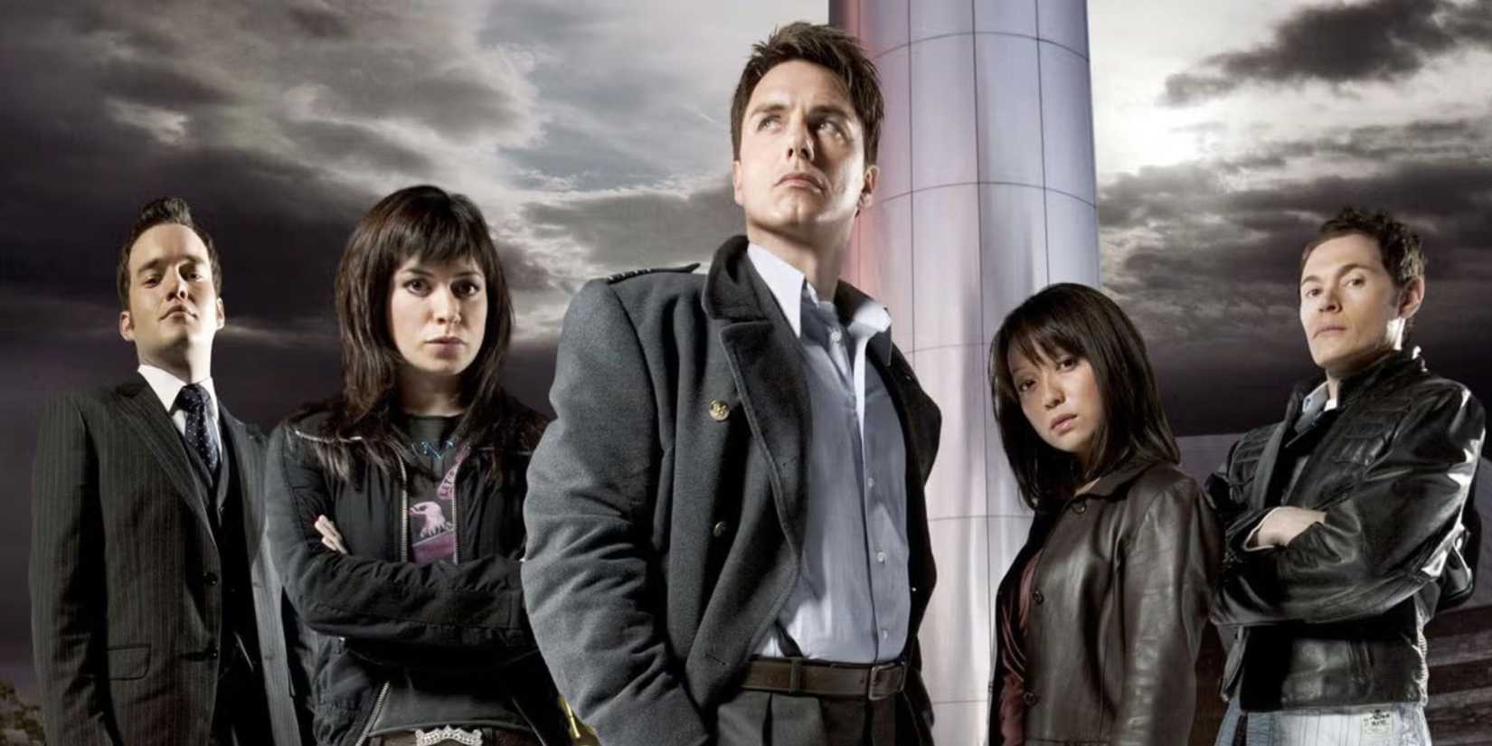 O elenco original de Torchwood.
