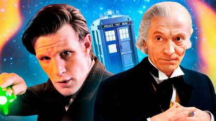 William Hartnell and Matt Smith in Doctor Who