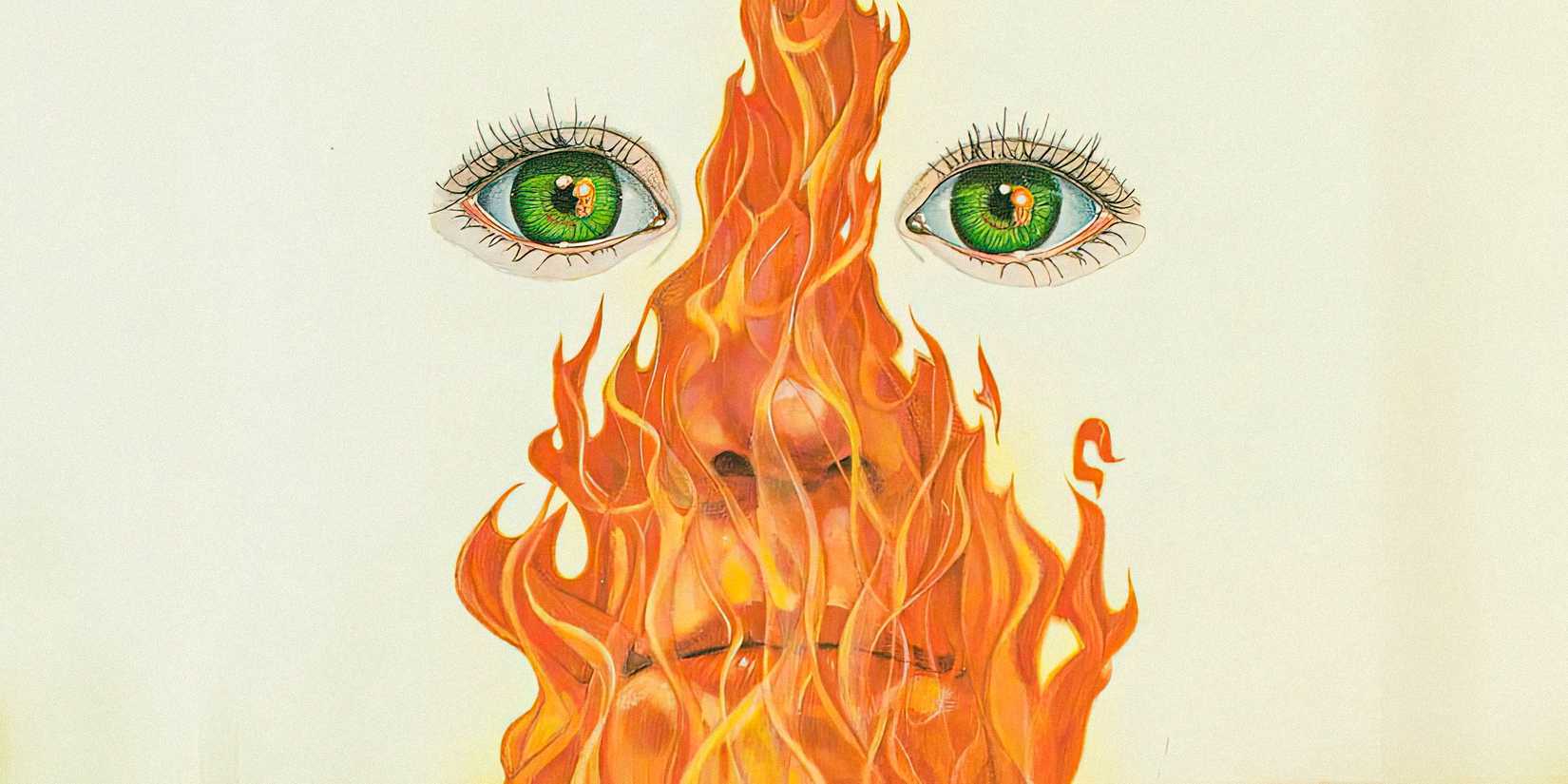 Firestarter by Stephen King - Book Cover Art