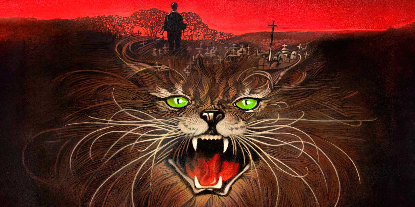 Pet Sematary by Stephen King - Book Cover Art