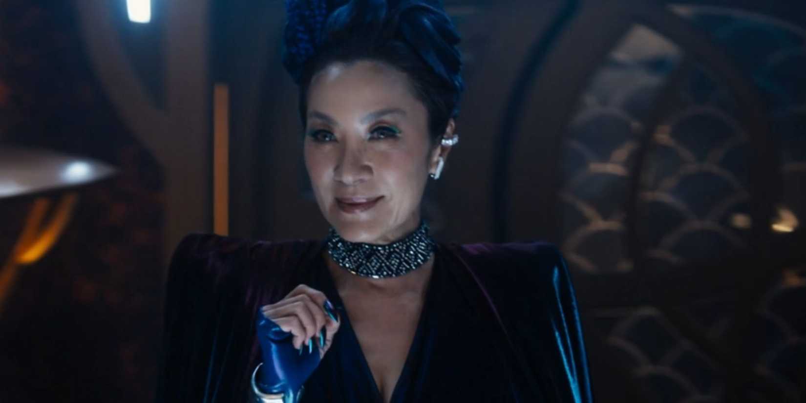 Michelle Yeoh looking smug as Georgiou in Star Trek: Section 31