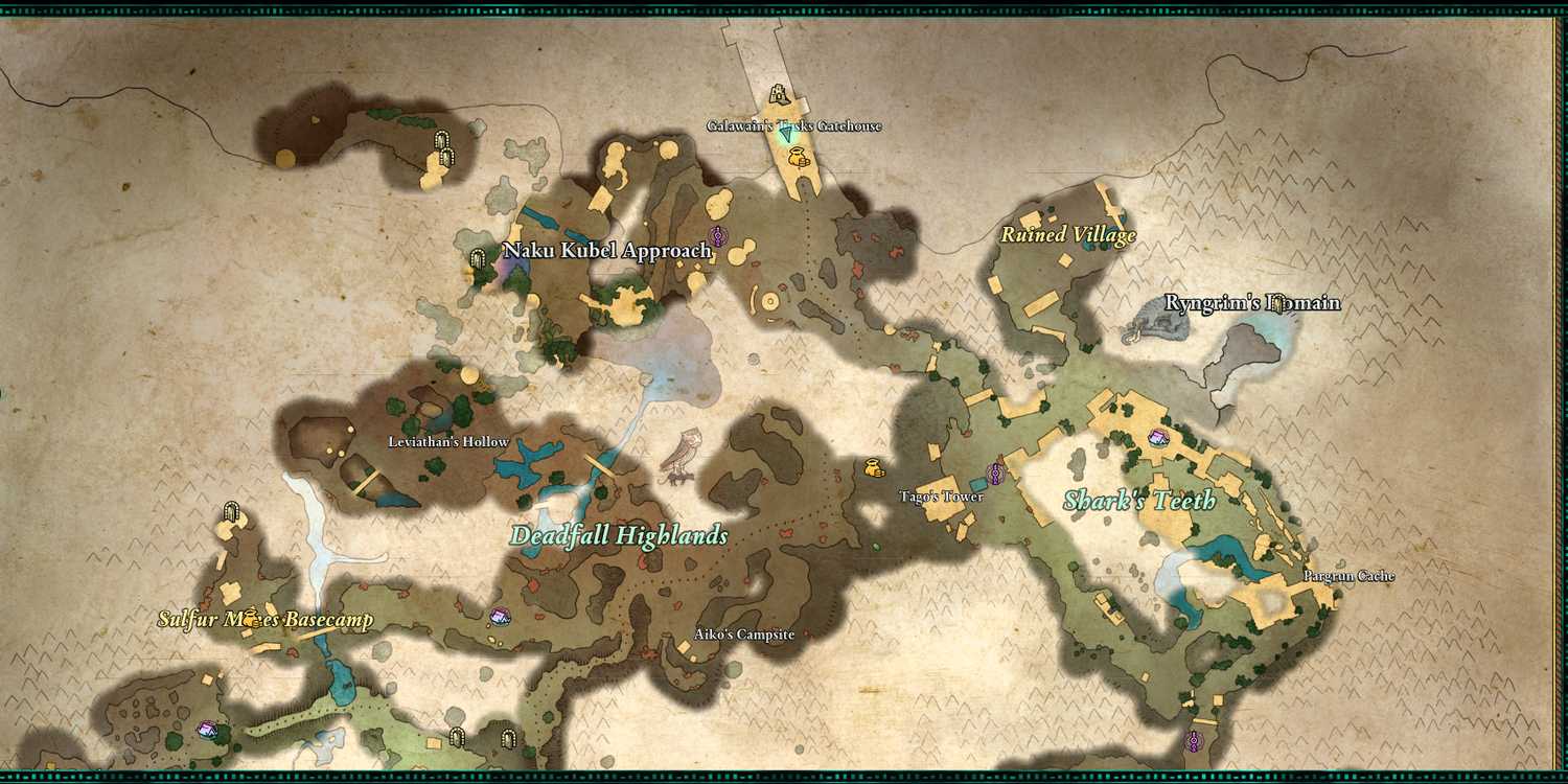 Scarps Map Avowed Map Size Compared To Baldur's Gate 3 & Other Major RPGs