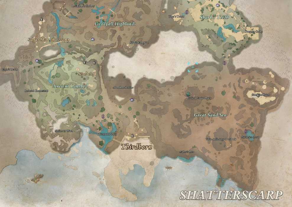 Scarps Map Avowed: All Unique Armor Locations & Their Effects