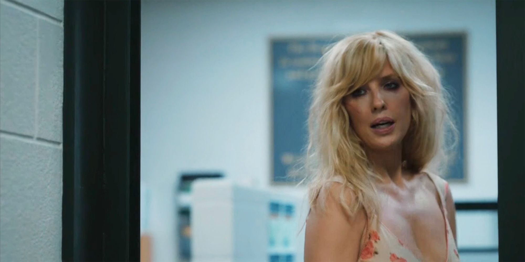 Beth leaving her cell in Yellowstone