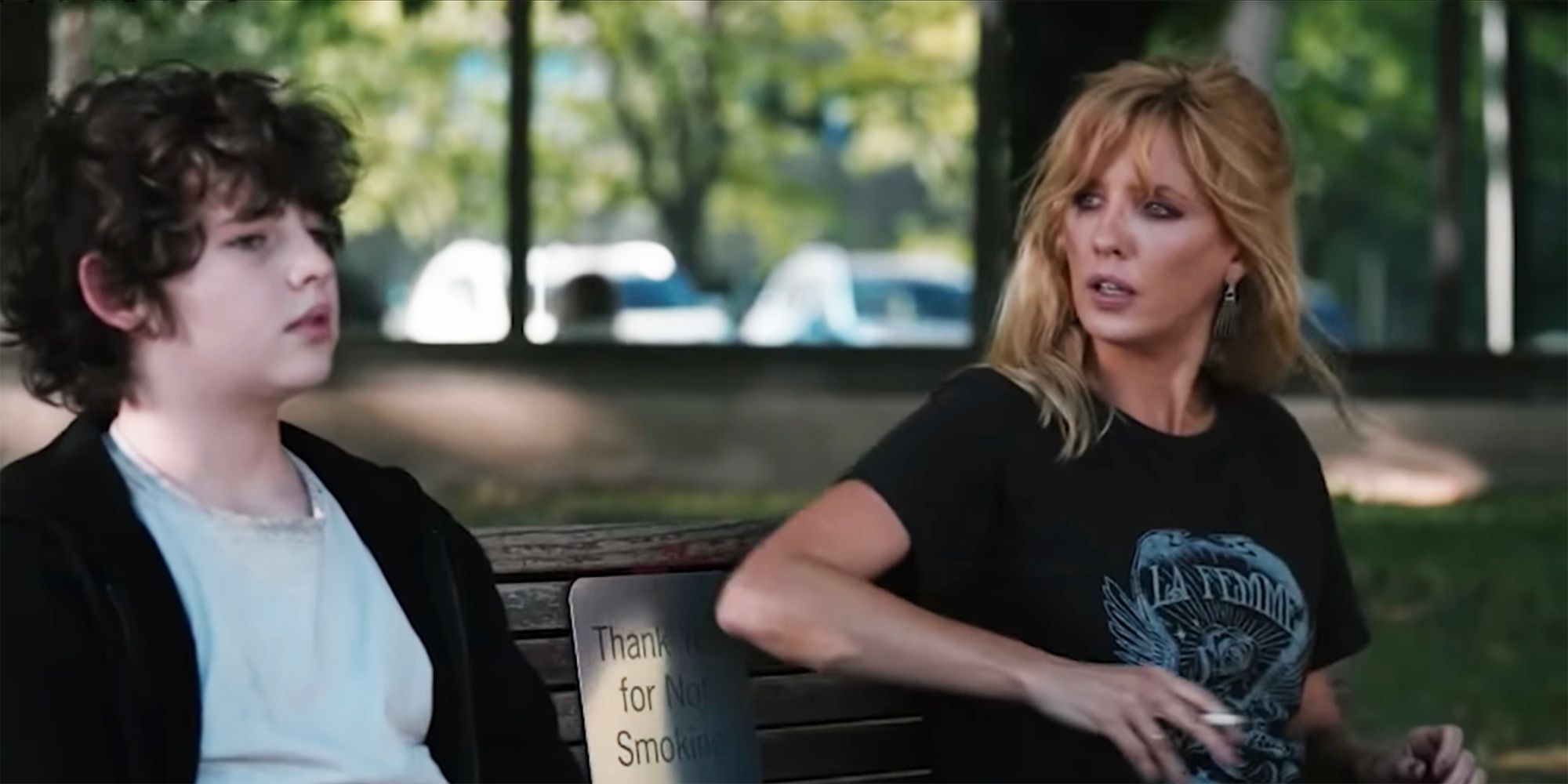 Beth looks on at Carter shocked in Yellowstone