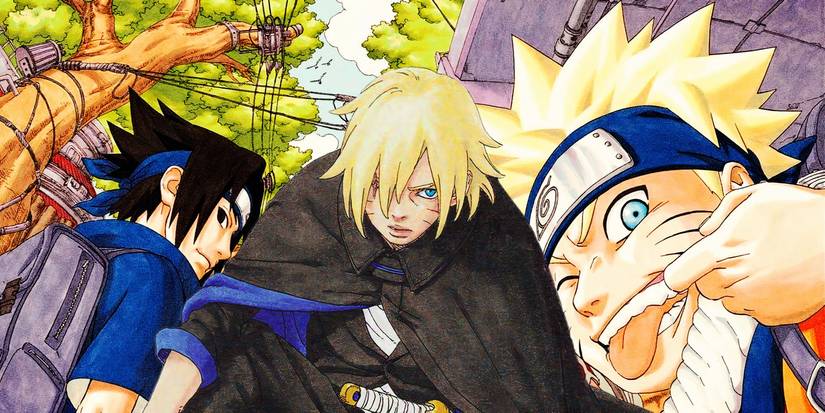 Feature header contrasting Boruto and Naruto