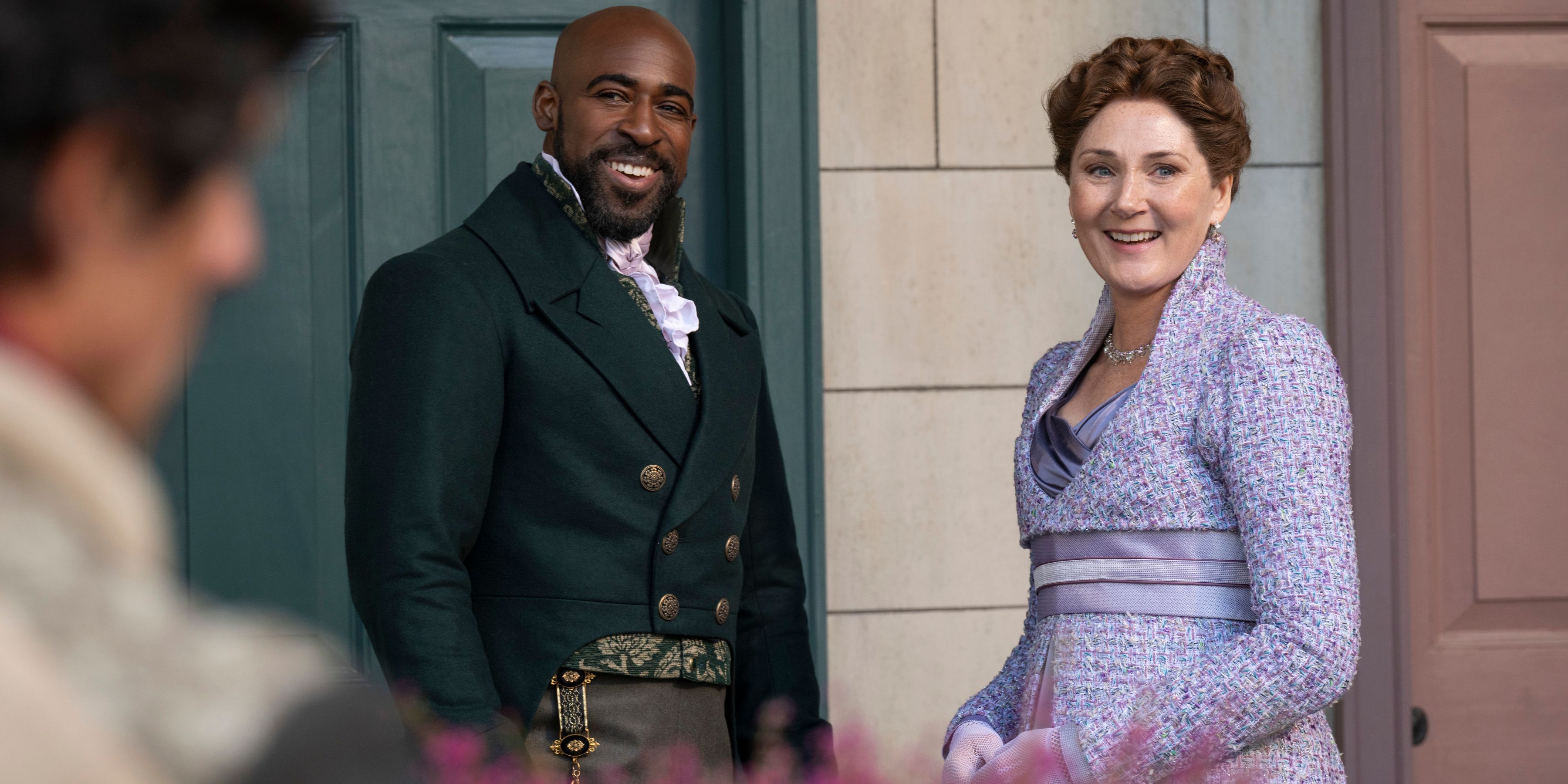 Lord Marcus Anderson (Daniel Francis) & Lady Violet Bridgerton (Ruth Gemmell) In Bridgerton Season 4, Episode 2