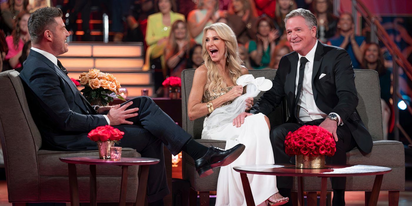 Chock Chapple and Joan Vassos on The Golden Bachelorette finale special with jesse palmer