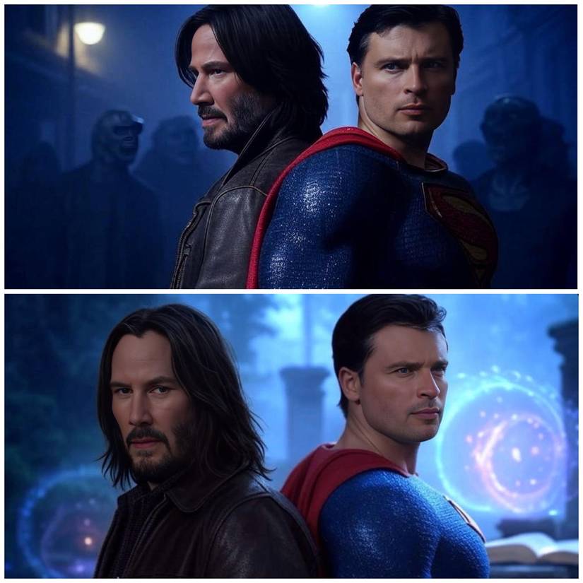 Tom Welling's Older Superman Gets An Unexpected DC Crossover With Keanu ...